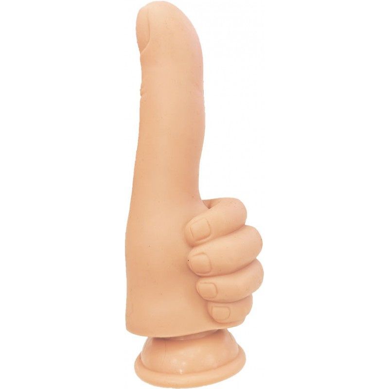Finger Fest Dildo Thumbs Up Flesh - Silk and Sin