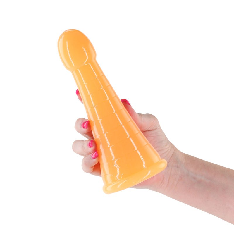 Firefly - Phoenix - Orange - Glow in Dark Orange 19.2 cm Dildo - Silk and Sin