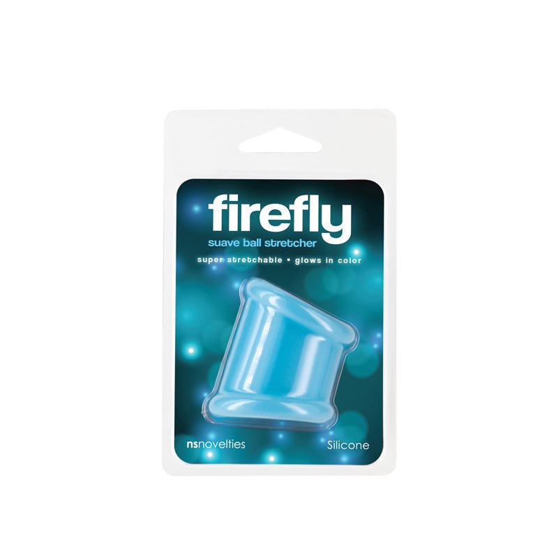 Firefly - Suave Ball Stretcher - Blue - Glow in Dark Blue Ball Stretcher - Silk and Sin