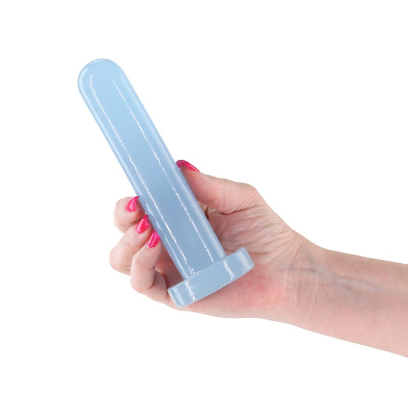 Firefly - Thrill - Blue - Small - Glow in Dark Blue 15.5 cm Small Dildo - Silk and Sin