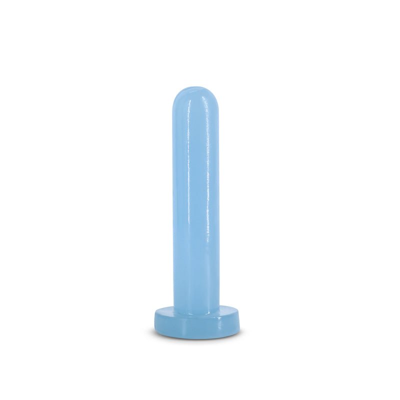 Firefly - Thrill - Blue - Small - Glow in Dark Blue 15.5 cm Small Dildo - Silk and Sin