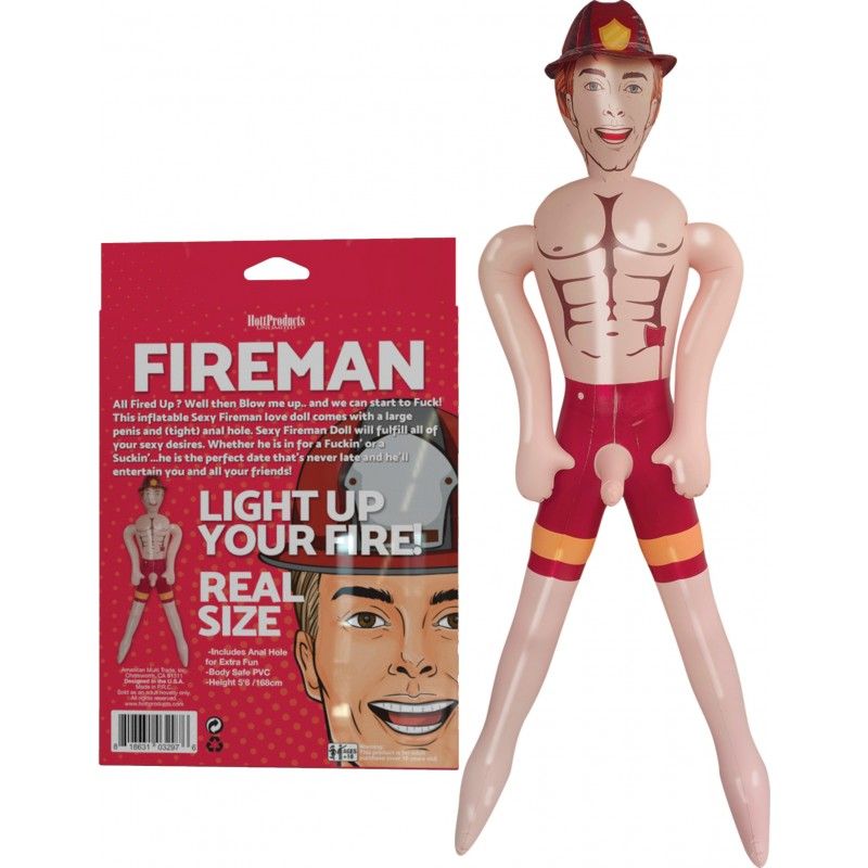 Fireman Inflatable Doll - Silk and Sin