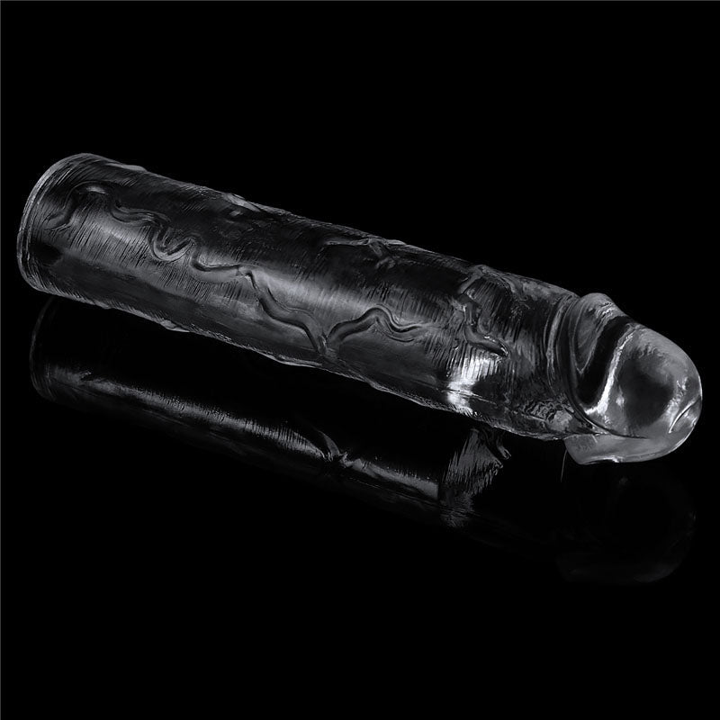 Flawless Clear Penis Sleeve 2'' - Clear 5 cm Penis Extender Sleeve - Silk and Sin