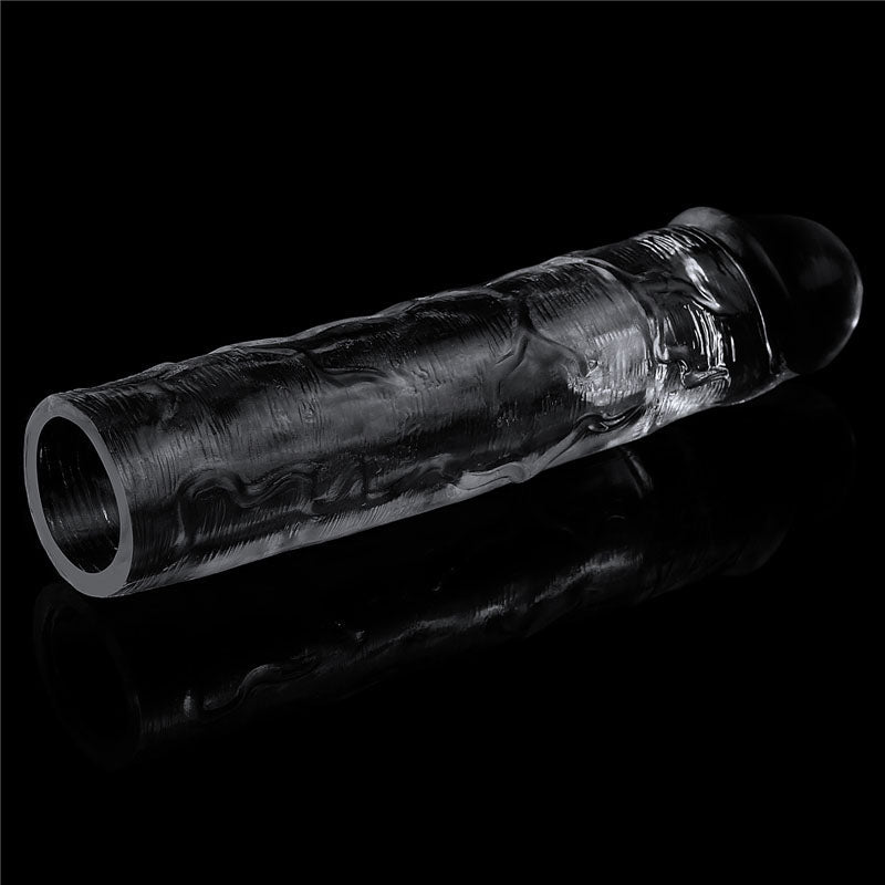 Flawless Clear Penis Sleeve 2'' - Clear 5 cm Penis Extender Sleeve - Silk and Sin