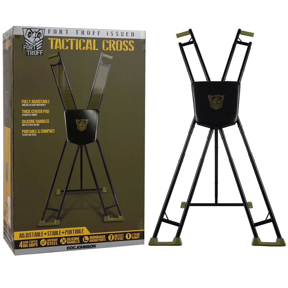 Fort Troff - Tactical Cross - Adjustable Cross Restraint - Silk and Sin
