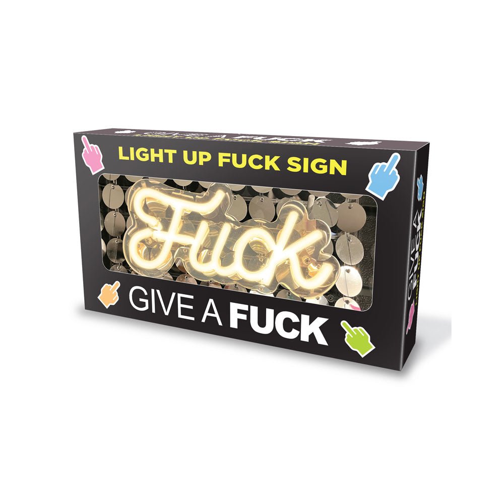 Fuck Neon Light Sign - Novelty Neon Light - Silk and Sin