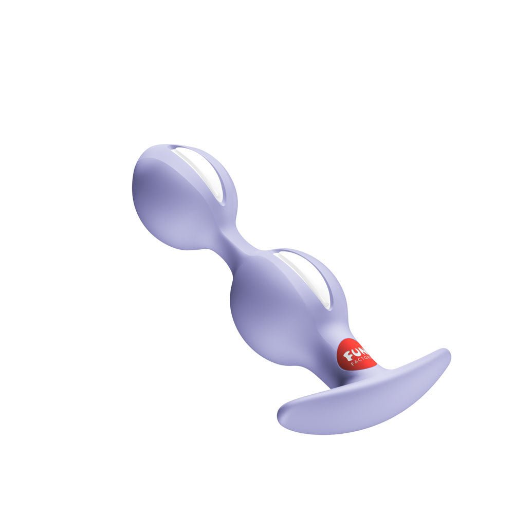 Fun Factory B BALLS DUO Purple - Purple 13 cm Weighted Kegel Balls - Silk and Sin