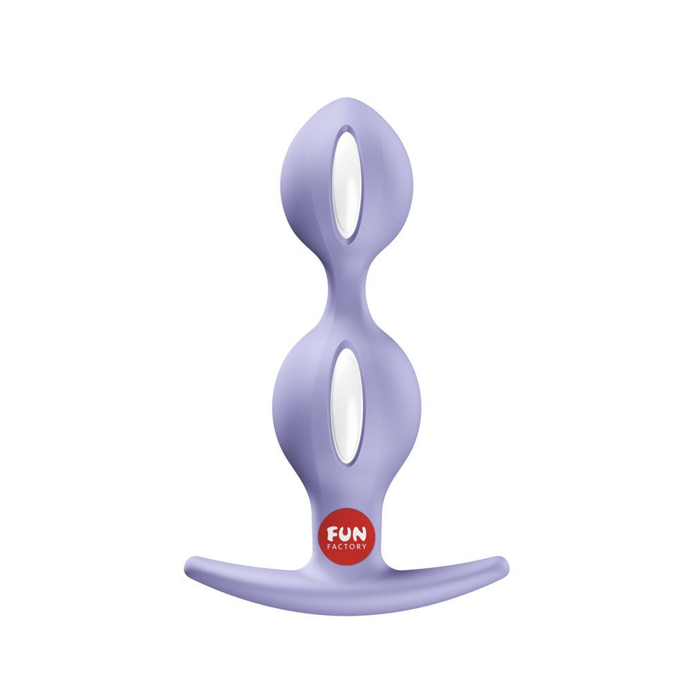 Fun Factory B BALLS DUO Purple - Purple 13 cm Weighted Kegel Balls - Silk and Sin