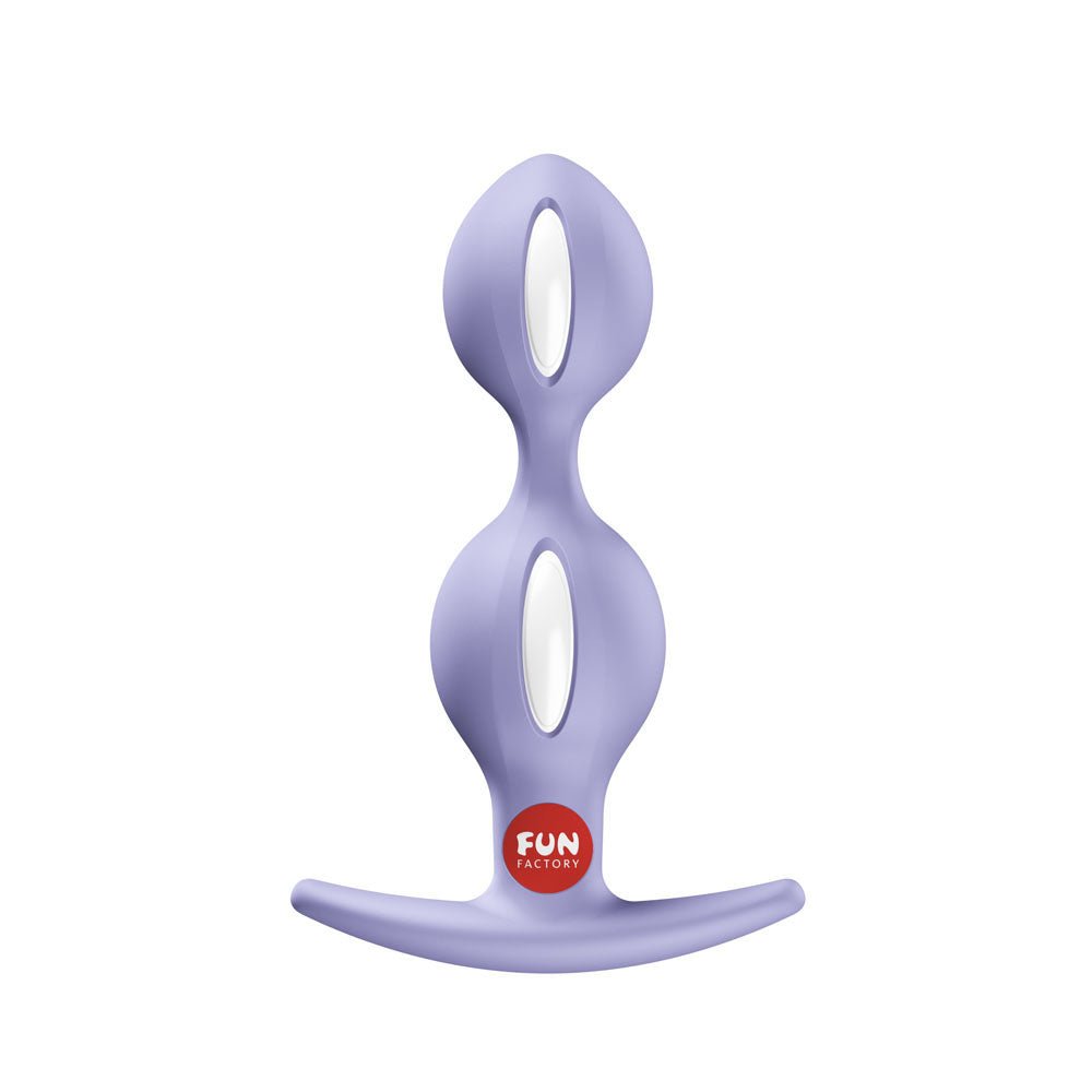 Fun Factory B BALLS DUO Purple - Purple 13 cm Weighted Kegel Balls - Silk and Sin
