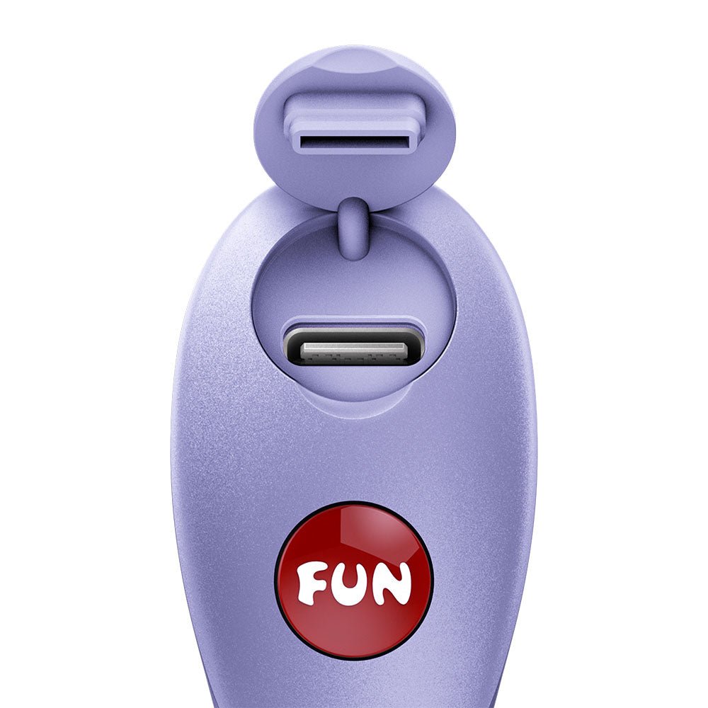Fun Factory BE-ONE Purple - Purple USB-C Rechargeable Finger Stimulator - Silk and Sin