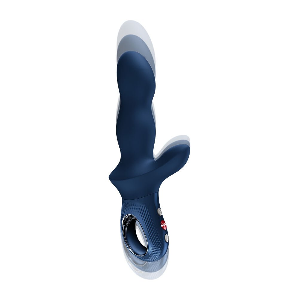 Fun Factory BI STRONIC CRAVE Nightblue - Nightblue USB-C Rechargeable Thrusting Vibrator - Silk and Sin