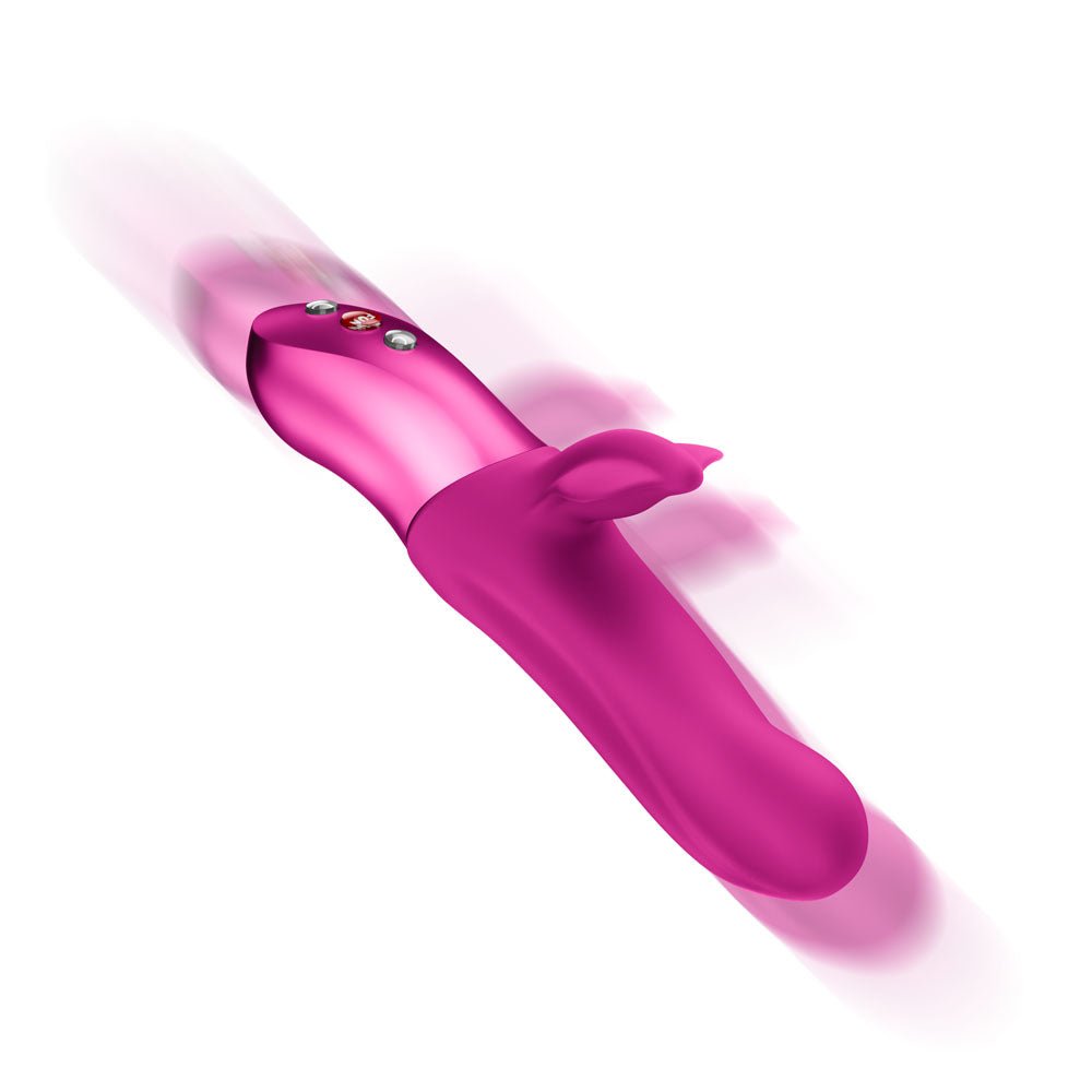 Fun Factory BI STRONIC FUSION Magenta - Magenta USB Rechargeable Stronic Rabbit Vibrator - Silk and Sin