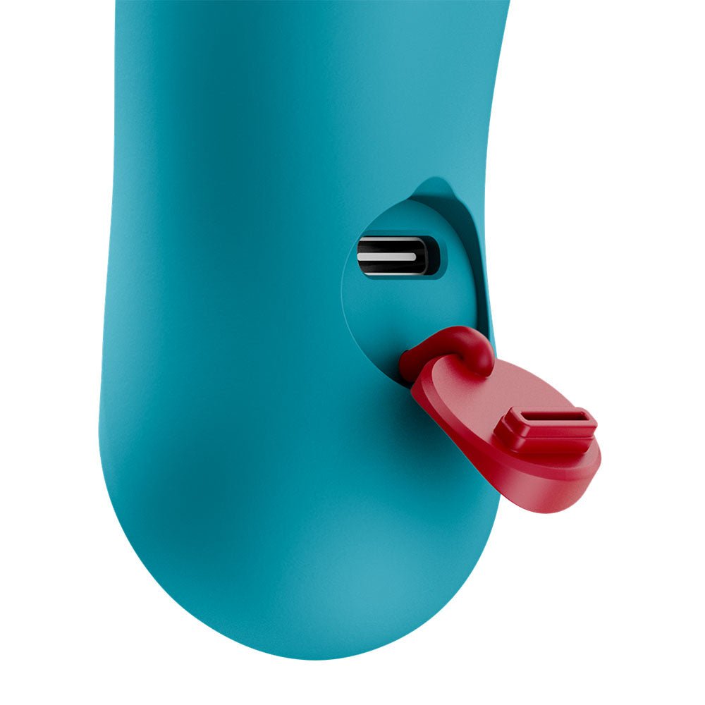 Fun Factory BIJOU Aquamarine - Aquamarine USB-C Rechargeable Stimulator - Silk and Sin