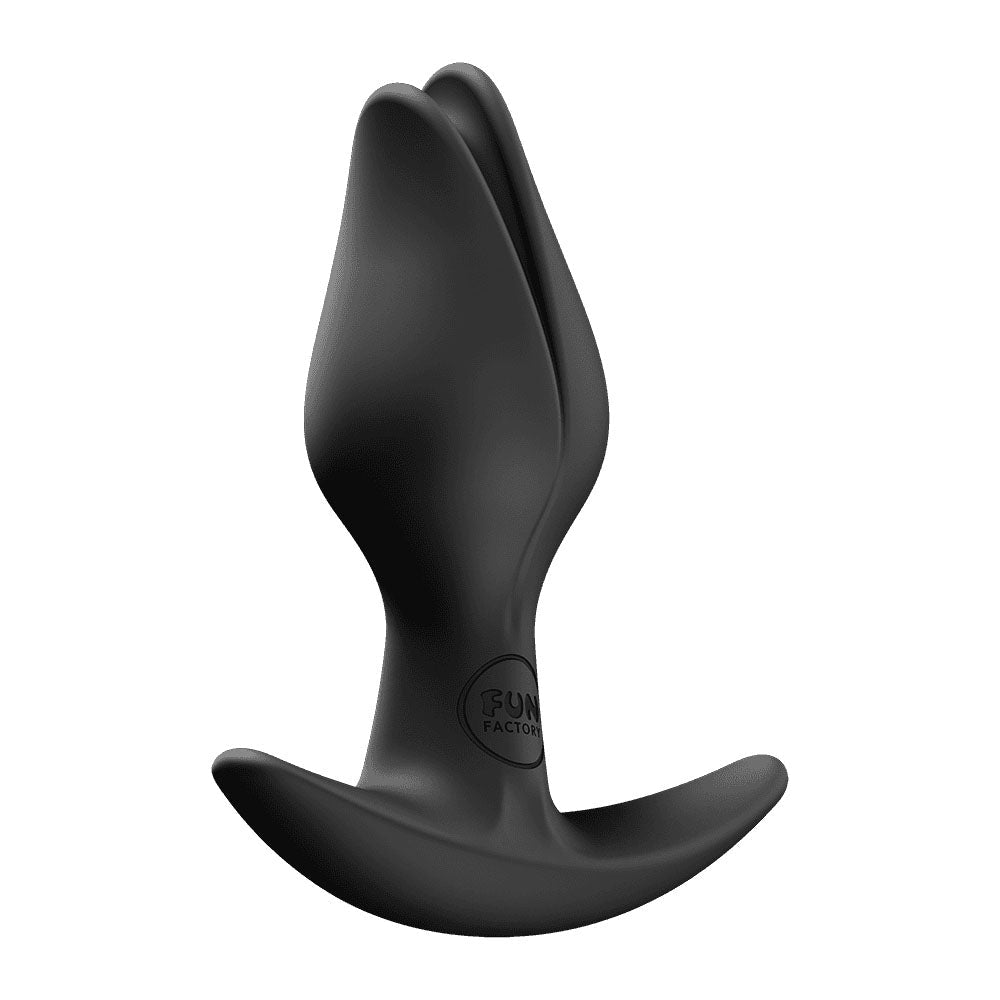 Fun Factory BOOTIE FEM Black - Black 8.5 cm Butt Plug - Silk and Sin