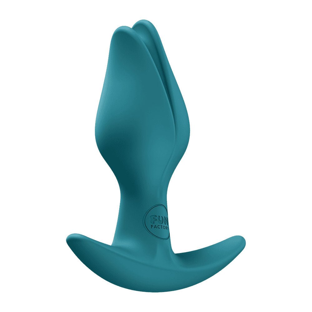 Fun Factory BOOTIE FEM Bottle Green - Bottle Green 8.5 cm Butt Plug - Silk and Sin