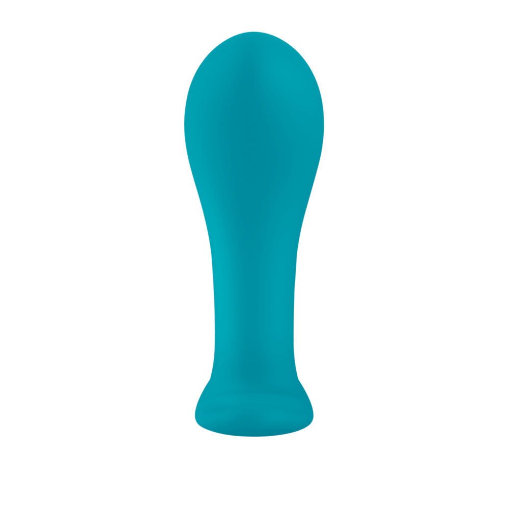 Fun Factory BOOTIE L Aquamarine - Aquamarine 10.9 cm Large Anal Plug - Silk and Sin
