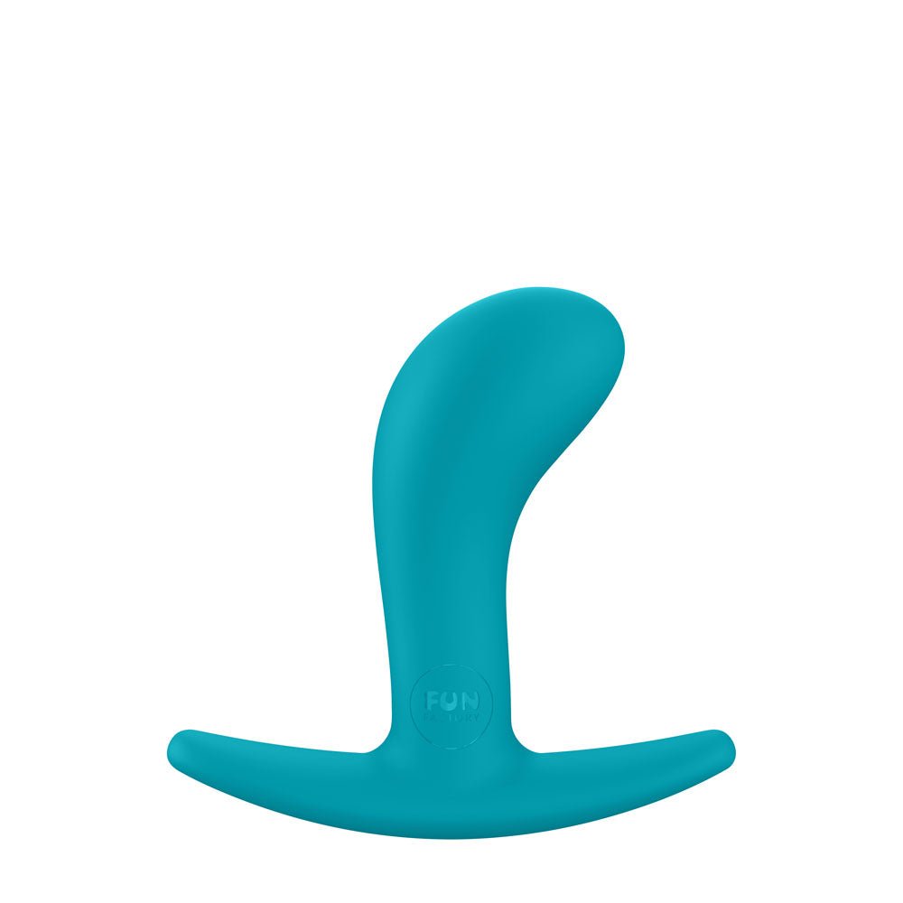 Fun Factory BOOTIE S Aquamarine - Aquamarine 7.9 cm Small Butt Plug - Silk and Sin