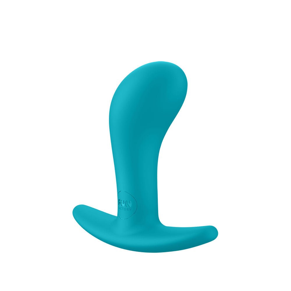 Fun Factory BOOTIE S Aquamarine - Aquamarine 7.9 cm Small Butt Plug - Silk and Sin