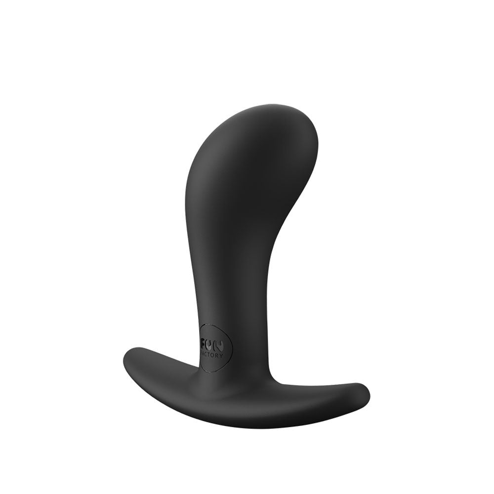 Fun Factory BOOTIE S Black - Black 7.9 cm Small Butt Plug - Silk and Sin