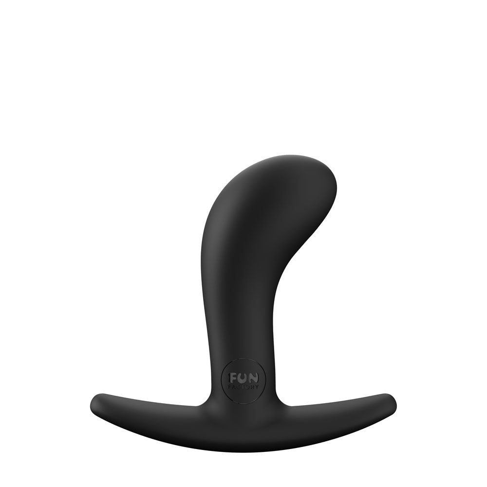 Fun Factory BOOTIE S Black - Black 7.9 cm Small Butt Plug - Silk and Sin