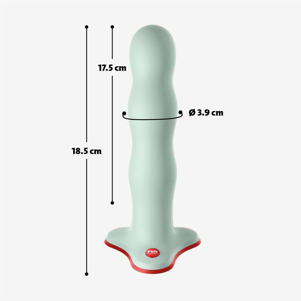 Fun Factory BOUNCER sage green - Sage Green 18.5 cm Dildo - Silk and Sin