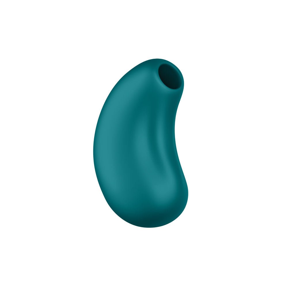 Fun Factory CHERIE Bottle Green - Bottle Green USB Rechargeable Air Pulse Stimulator - Silk and Sin