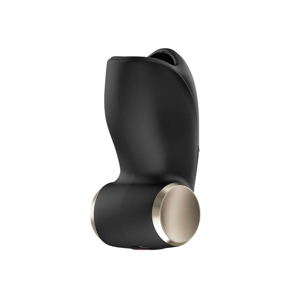Fun Factory COBRA LIBRE II Black - Black USB-C Rechargeable Vibrating Massager - Silk and Sin