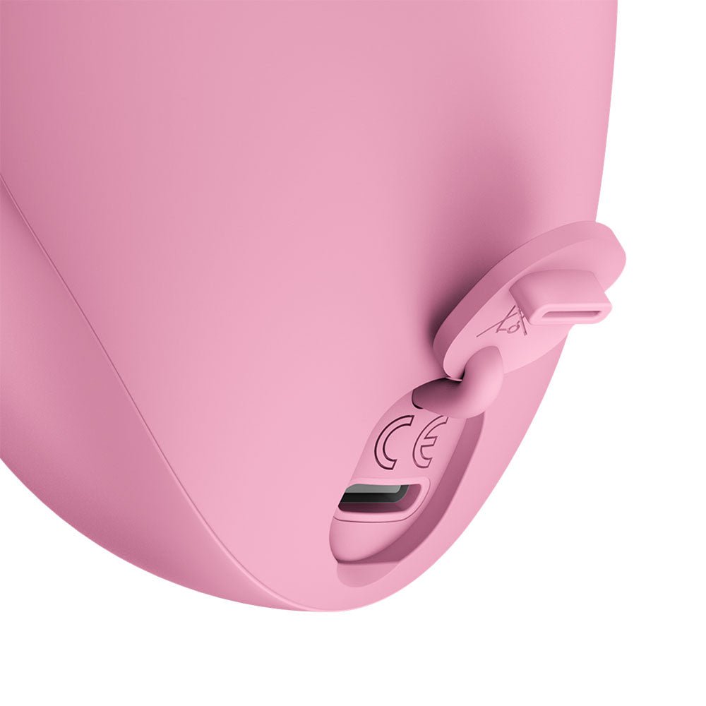 Fun Factory DELICIA Rose - Rose Pink USB Rechargeable Air Pulse Stimulator - Silk and Sin