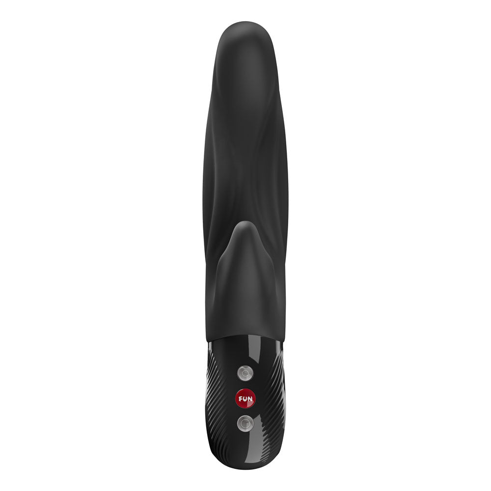 Fun Factory LADY BI Black - Black 21.8 cm USB-C Rechargeable Vibrator - Silk and Sin