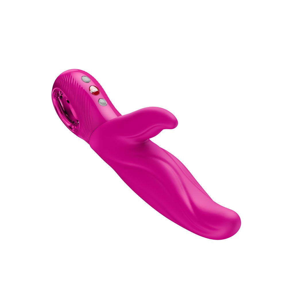 Fun Factory LADY BI Magenta - Magenta 21.8 cm USB-C Rechargeable Vibrator - Silk and Sin