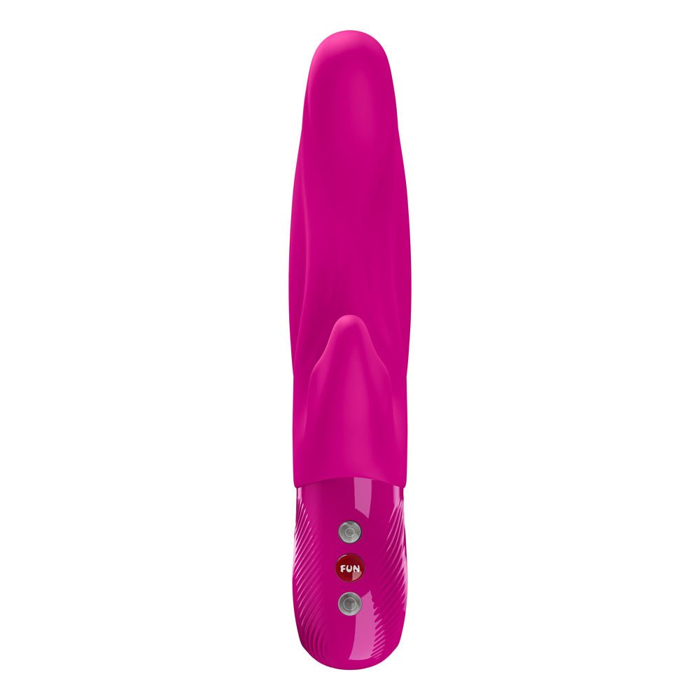 Fun Factory LADY BI Magenta - Magenta 21.8 cm USB-C Rechargeable Vibrator - Silk and Sin
