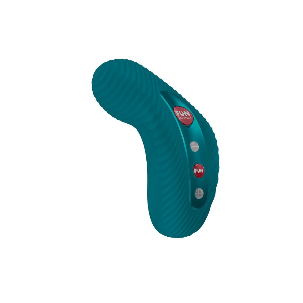 Fun Factory LAYA III Bottle Green - Bottle Green USB-C Rechargeable Stimulator - Silk and Sin