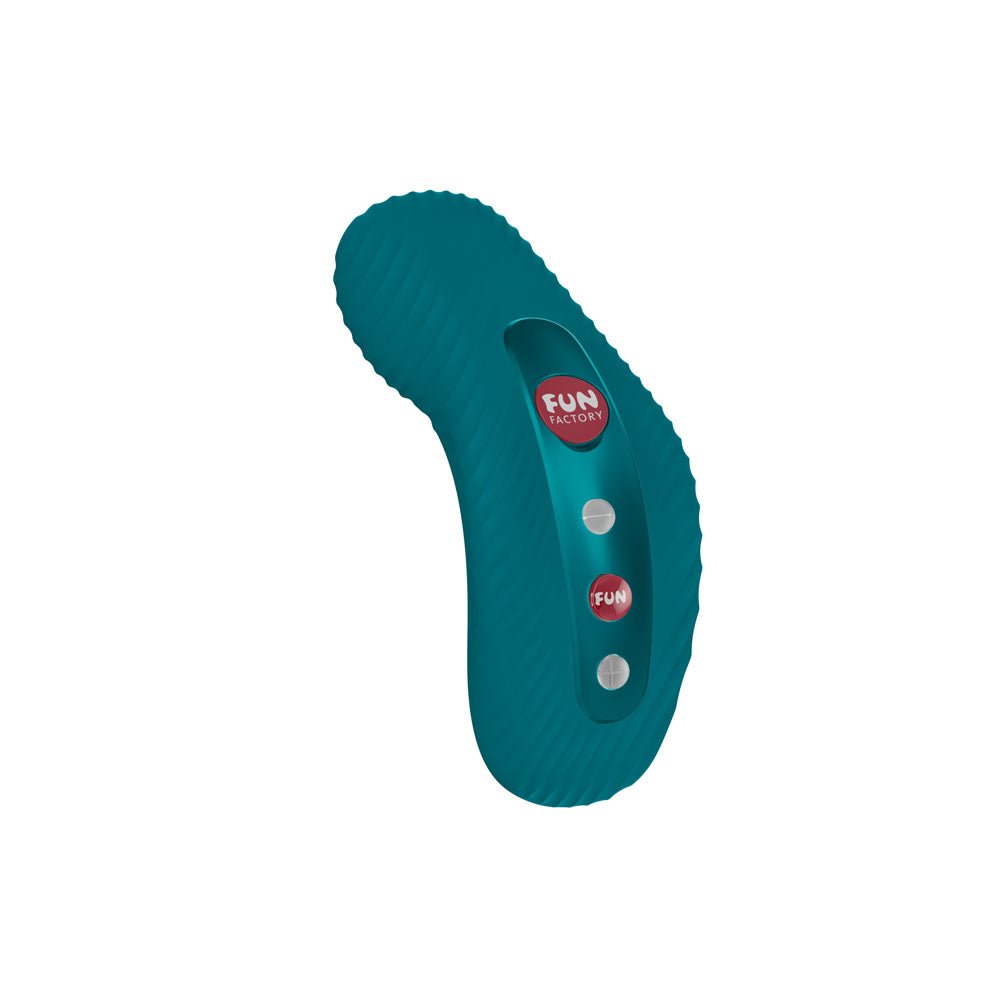 Fun Factory LAYA III Bottle Green - Bottle Green USB-C Rechargeable Stimulator - Silk and Sin