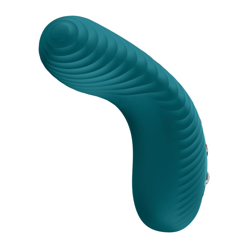 Fun Factory LAYA III Bottle Green - Bottle Green USB-C Rechargeable Stimulator - Silk and Sin