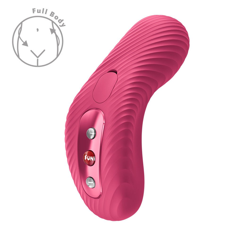Fun Factory LAYA III Raspberry - Raspberry USB-C Rechargeable Stimulator - Silk and Sin