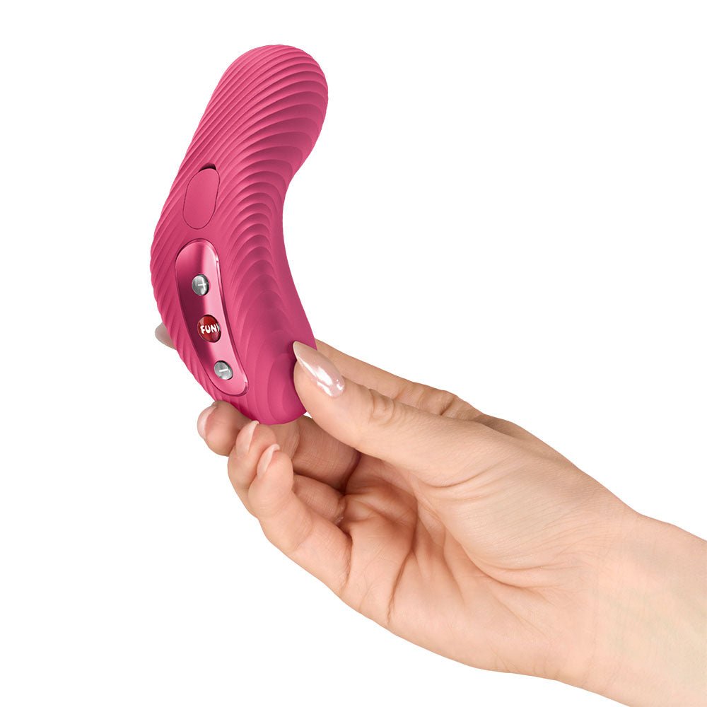 Fun Factory LAYA III Raspberry - Raspberry USB-C Rechargeable Stimulator - Silk and Sin