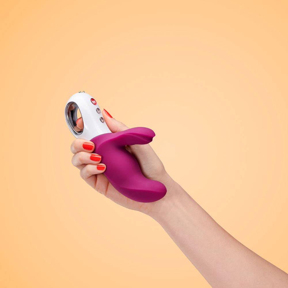 Fun Factory MISS BI grape - Grape 17 cm USB Rechargeable Rabbit Vibrator - Silk and Sin