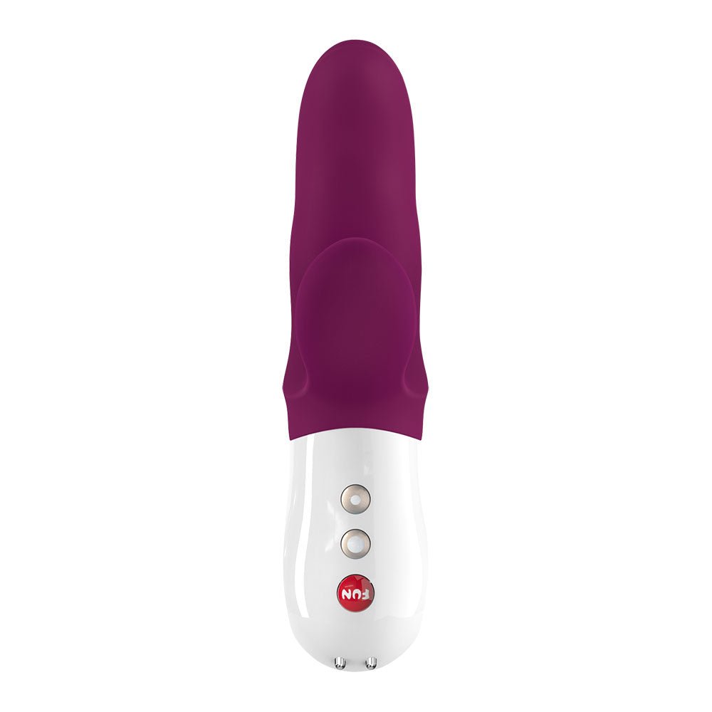 Fun Factory MISS BI grape - Grape 17 cm USB Rechargeable Rabbit Vibrator - Silk and Sin