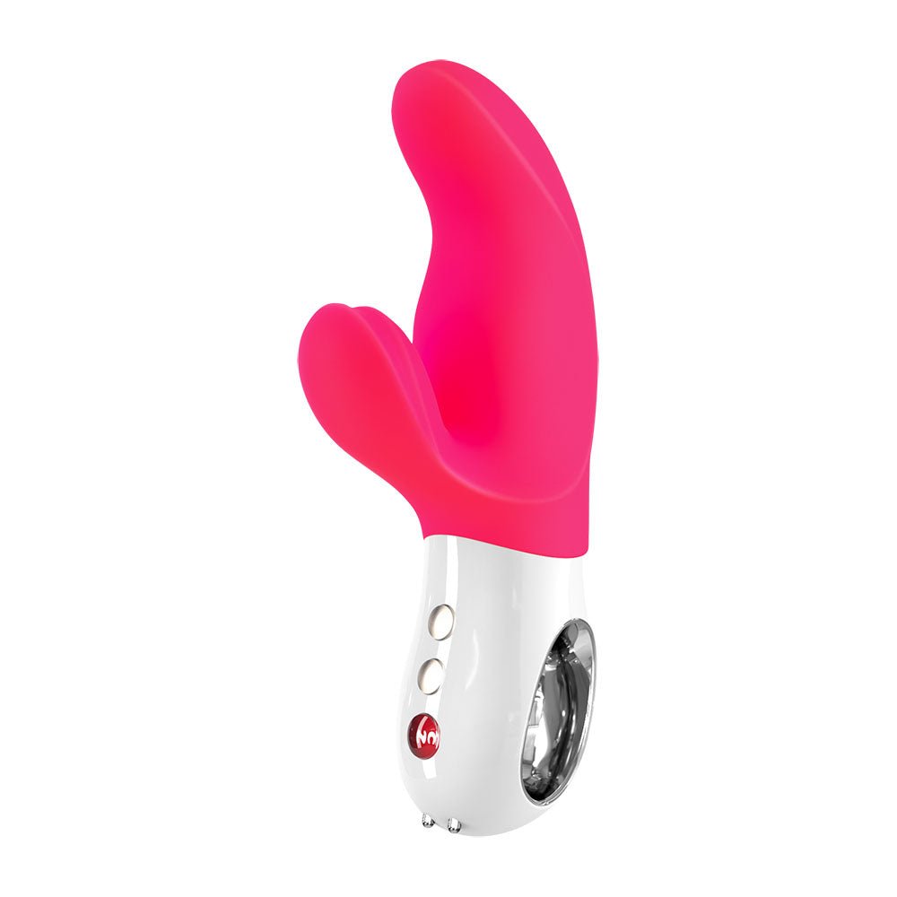 Fun Factory MISS BI pink - Pink 17 cm USB Rechargeable Rabbit Vibrator - Silk and Sin