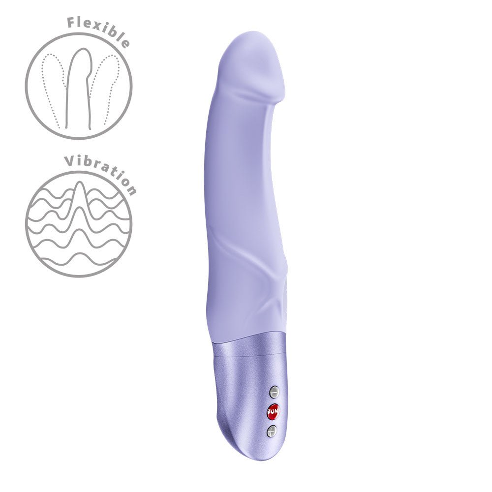 Fun Factory MR. BOSS Purple - Purple 21 cm Vibrator - Silk and Sin