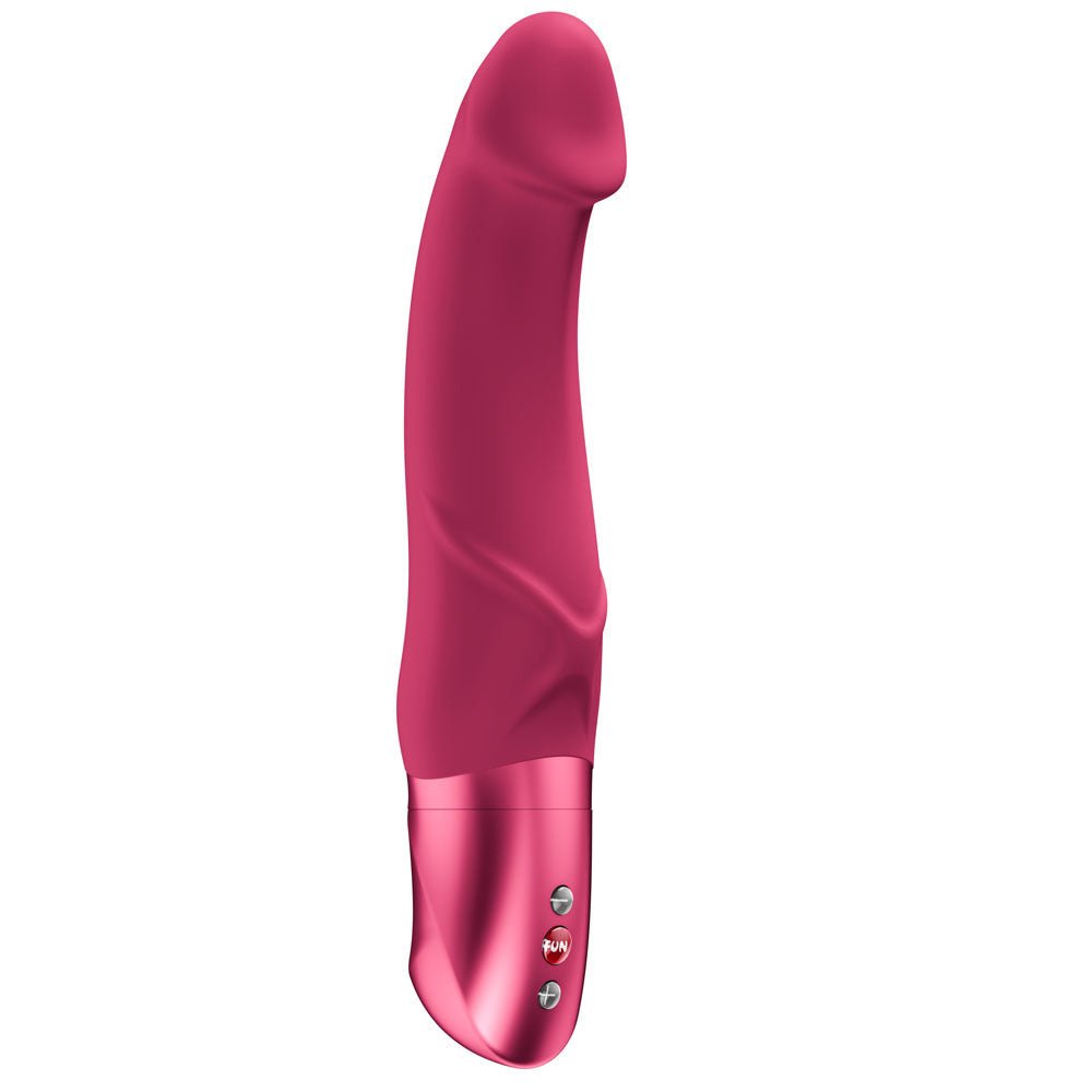 Fun Factory MR. BOSS Raspberry - Raspberry 21 cm Vibrator - Silk and Sin