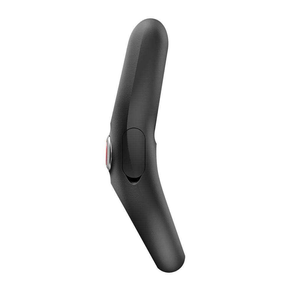 Fun Factory NOS PRO Black - Black USB-C Rechargeable Vibrating Cock Ring - Silk and Sin