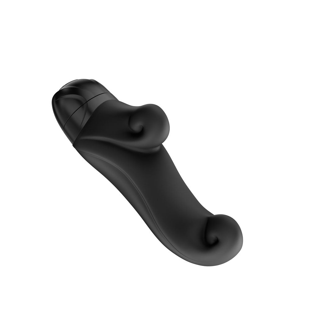 Fun Factory OCEAN Black - Black 14.5 cm Vibrator - Silk and Sin