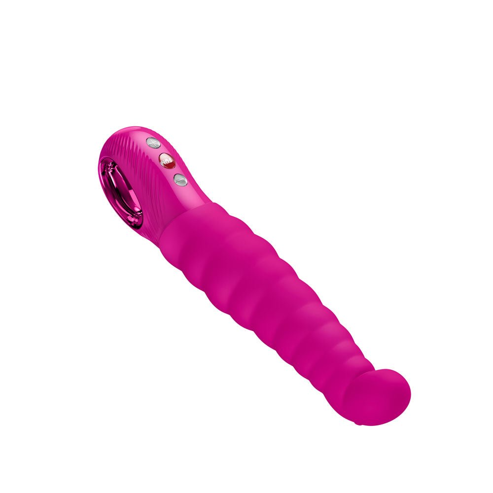 Fun Factory PATCHY PAUL Magenta - Magenta 23 cm USB-C Rechargeable Vibrator - Silk and Sin