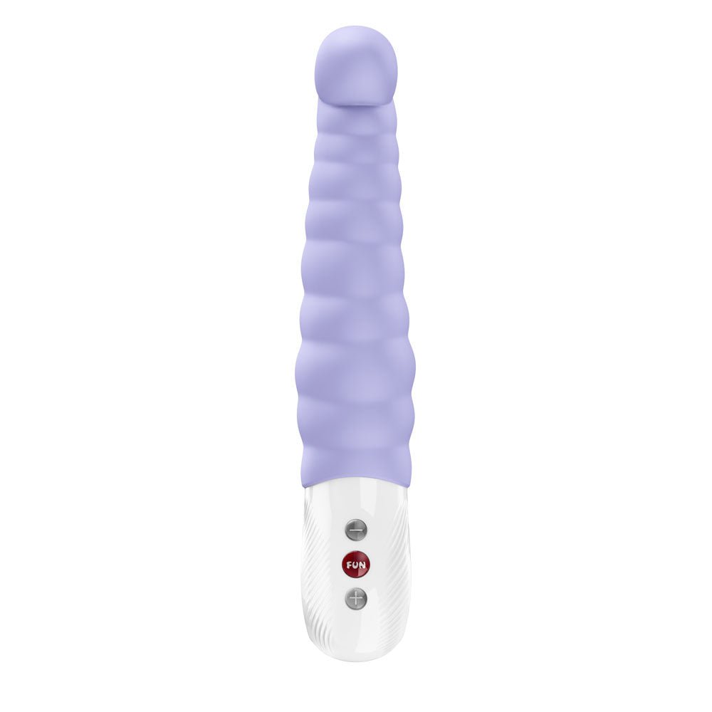 Fun Factory PATCHY PAUL Purple - Purple 23 cm USB-C Rechargeable Vibrator - Silk and Sin