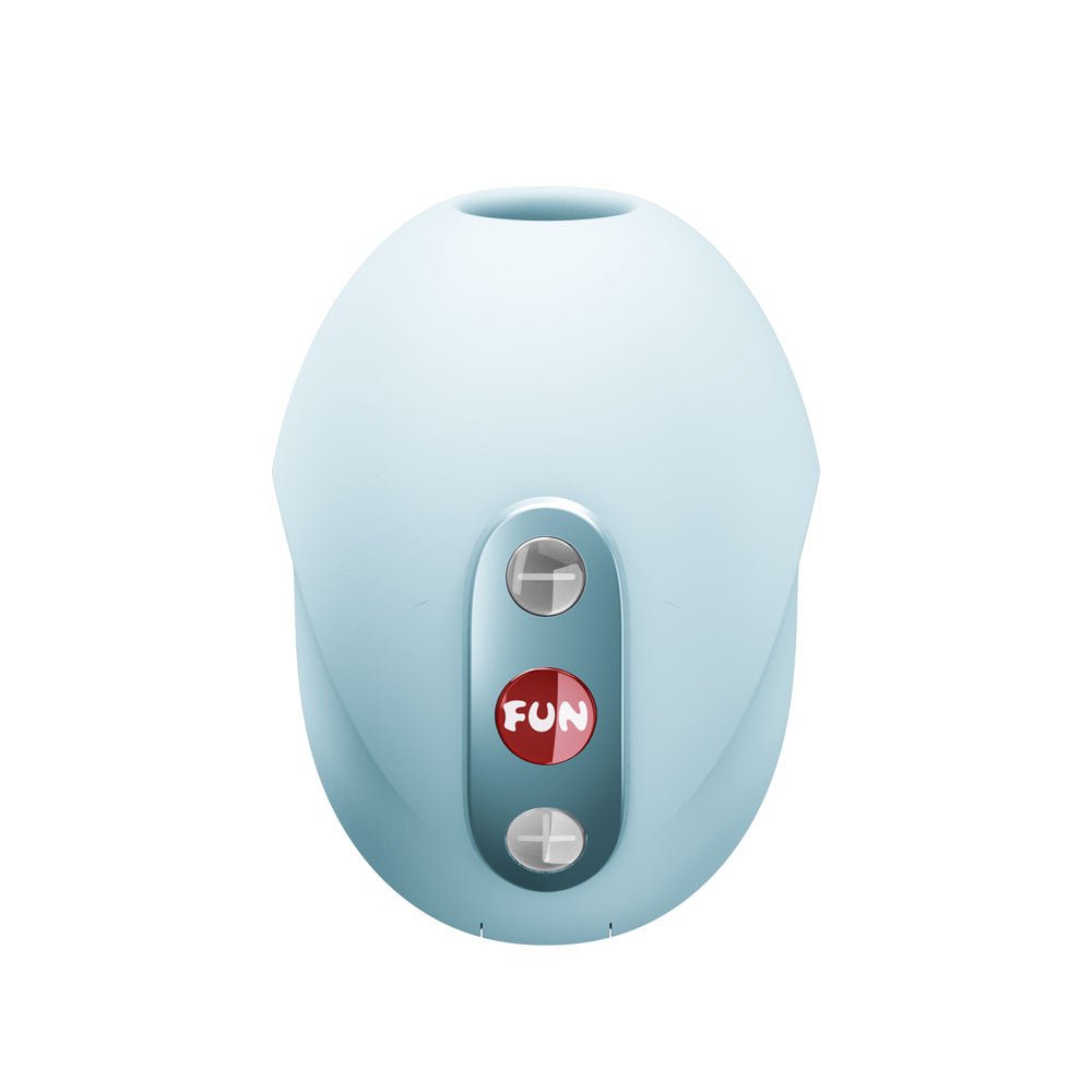 Fun Factory SEDUCTION Ice Blue - Ice Blue USB Rechargeable Air Pulse Stimulator - Silk and Sin