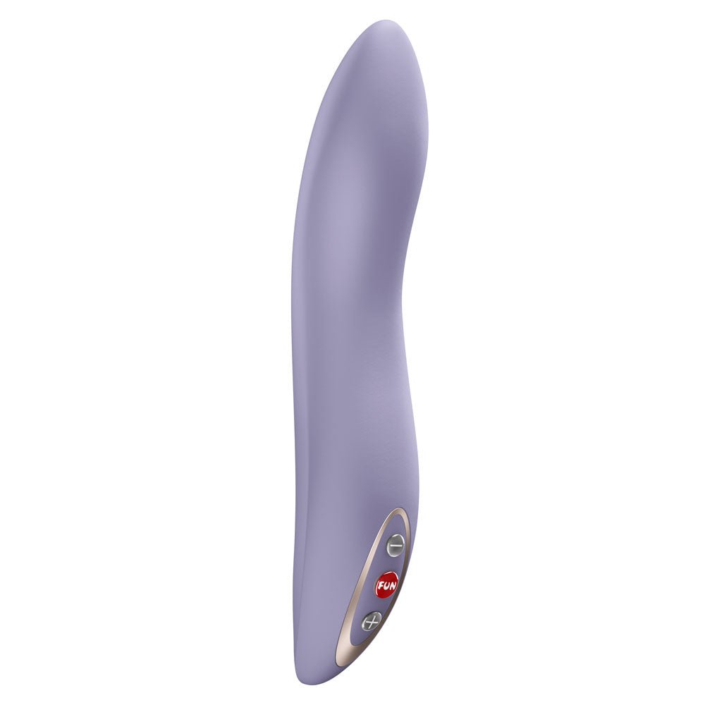 Fun Factory STRONIC FLOW Light Violet - Light Violet 21.6 cm USB Rechargeable Thrusting Vibrator - Silk and Sin