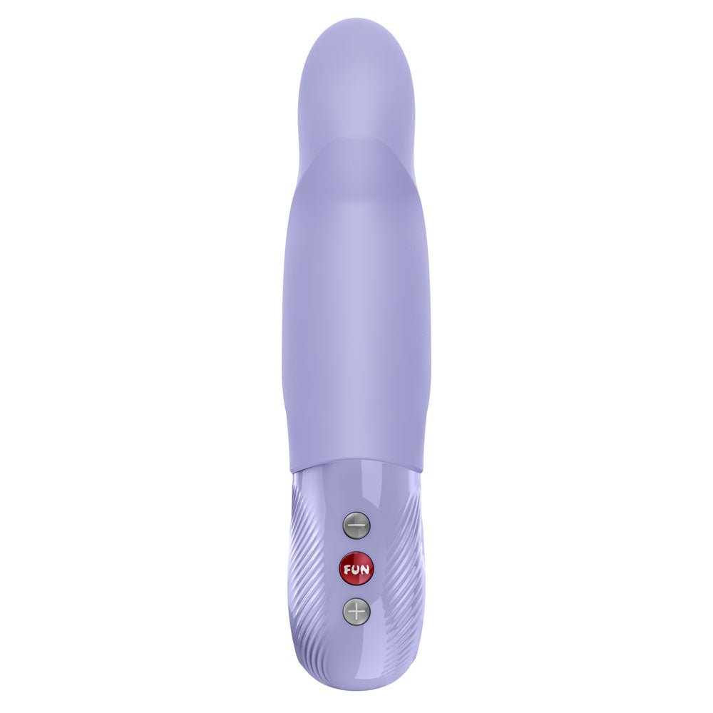 Fun Factory STRONIC G FORTE Purple - Purple 19 cm USB-C Rechargeable Thrusting Vibrator - Silk and Sin