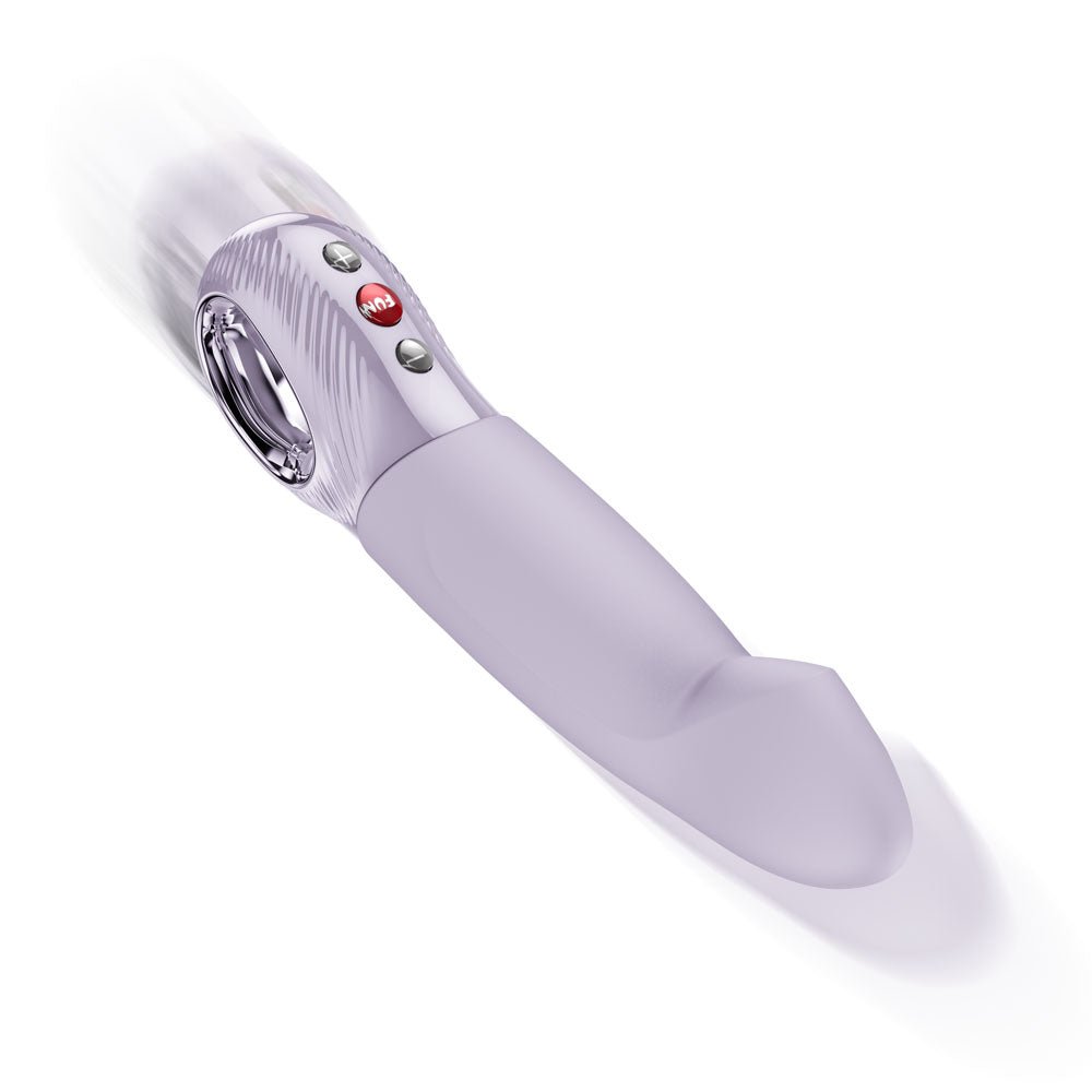 Fun Factory STRONIC SMOOTH Purple - Purple USB-C Rechargeable Thrusting Vibrator - Silk and Sin
