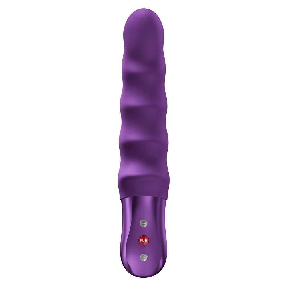 Fun Factory STRONIC SURF - Purple USB Rechargeable Thrusting Vibrator - Silk and Sin